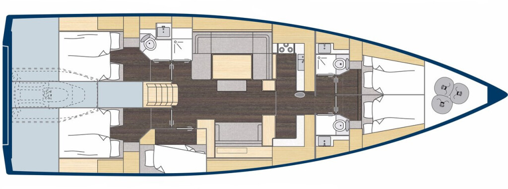 Bavaria C57 Holiday Blue Beyond
