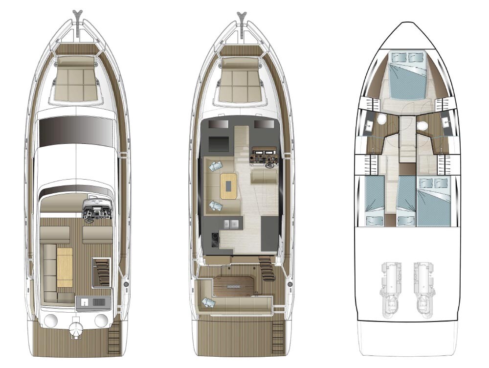 Sealine F430 Blue Lagoon II
