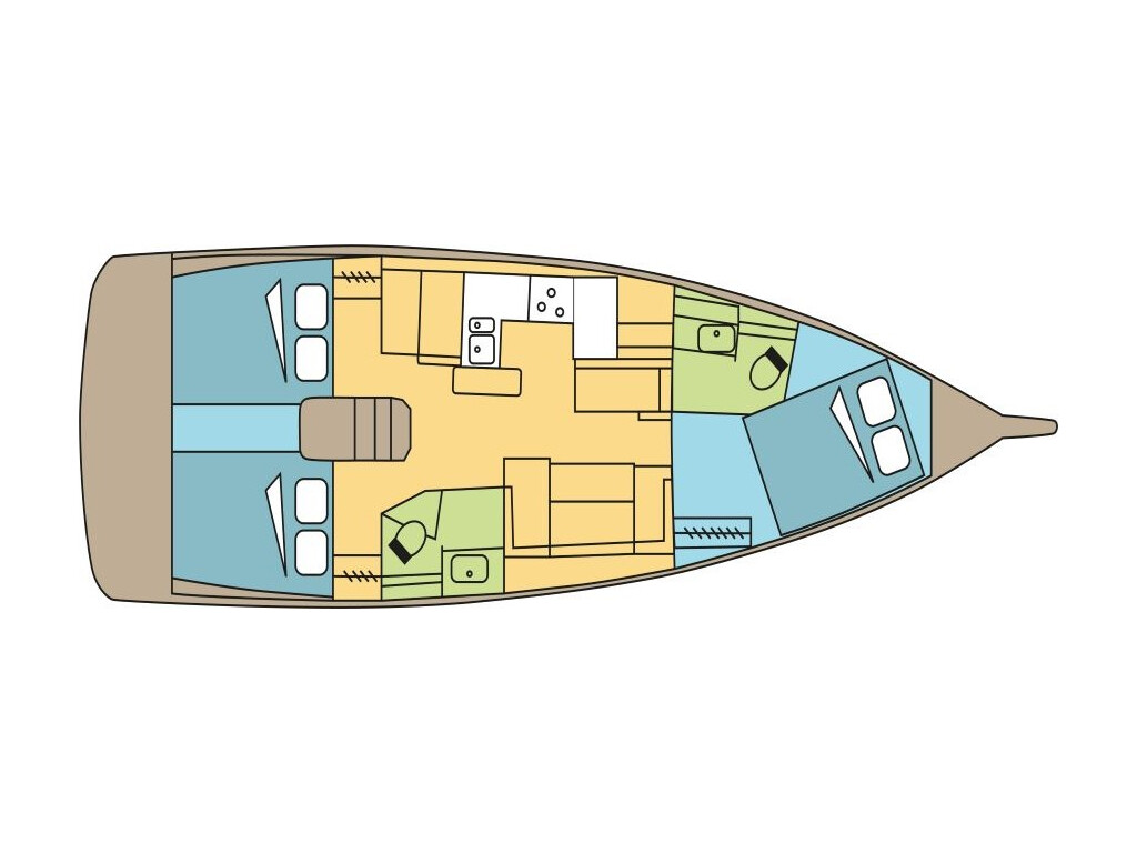 Sun Odyssey 410 MOUSTIQUE II 